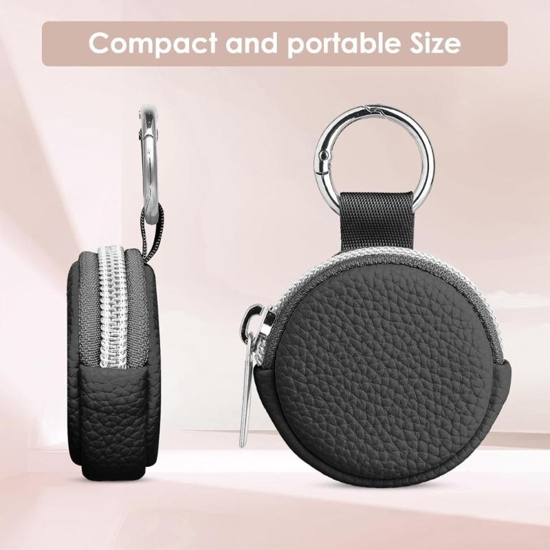 Small Travel Jewelry Organizers Soft Leather Case With 4 Color Addition For Earrings Rings Necklace Storage