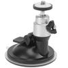 Universal Adjustable Alloy and Plastic InCar Suction Cup Mounting Adapter Base Accessory(Silver )
