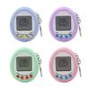 2PCS Macaron Mini Electronic Pet Machine Virtual Pet Tamagotchi Toy With Keyring Virtual Cyber Toy For Kids Birthday Gifts