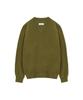 BROWNYARD W Extra Super Fine V-Neck Knit, Olive