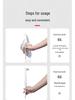 Maple Wood Flute Cleaning Rod with Inner Wall Wiping Cloth for Instrument Maintenance