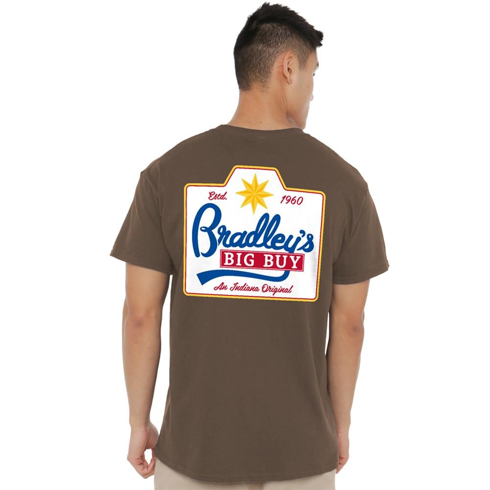 Stranger Things Bradley S Big Buy Austin Front Back T-Shirt S3XL Dark Chocolate M