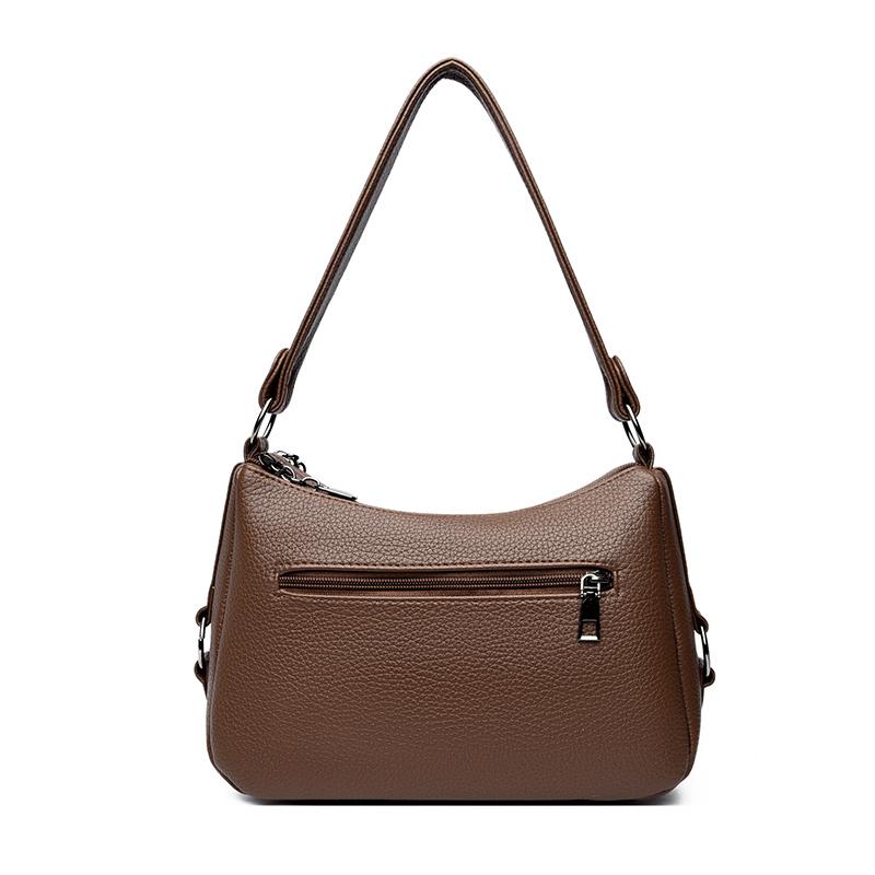 Damen PU Umhängetasche mit großem Fassungsvermögen