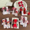 Children's Christmas Hair Bow Accessories for Baby Girls - Festive Headwear & Stage Performance Hair Clips