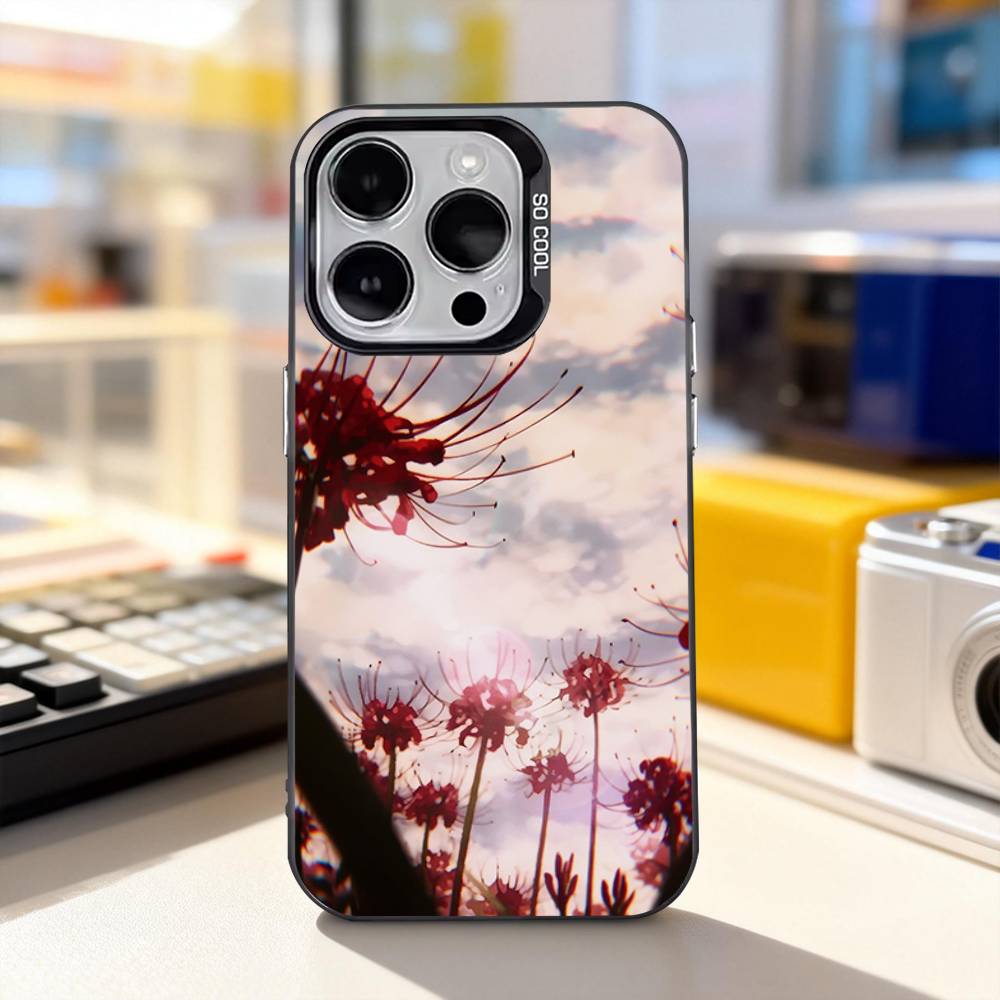 Ghoul Spider L-Lily Tokyo For iPhone 17,16,15,14,13,12,11,Pro,Max,Plus,E,Air,Mini Anti Fall Black Matte Hard Bumper Phone Case