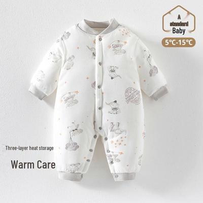 Warm Cotton Newborn Onesie Romper for Boys & Girls - Autumn/Winter
