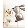 Cartoon Rabbit Foil Balloons Jungle Bunny Forest Animals Helium Ballon MIT