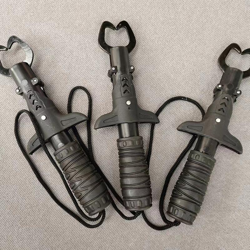 Fiskegripare Läppgripare Fiskegripare Fiskegripverktyg Läppklämma Med Viktvåg Rostskyddad För Nybörjare Fiskefantaster