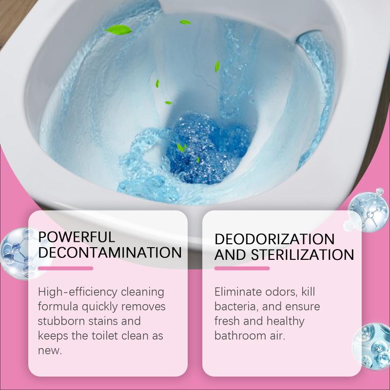 Toilet Cleaner Sticks Long Lasting Scent Strong Deodorizing Power for Home Bathroom Toilet Tank Cleaning Solutions