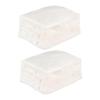 Abaodam Tofu Simulation Model, PVC, Realistic Tofu Display, Set of 2, Artificial Tofu, Photo Props, Store Display, Halloween Decoration, Interior