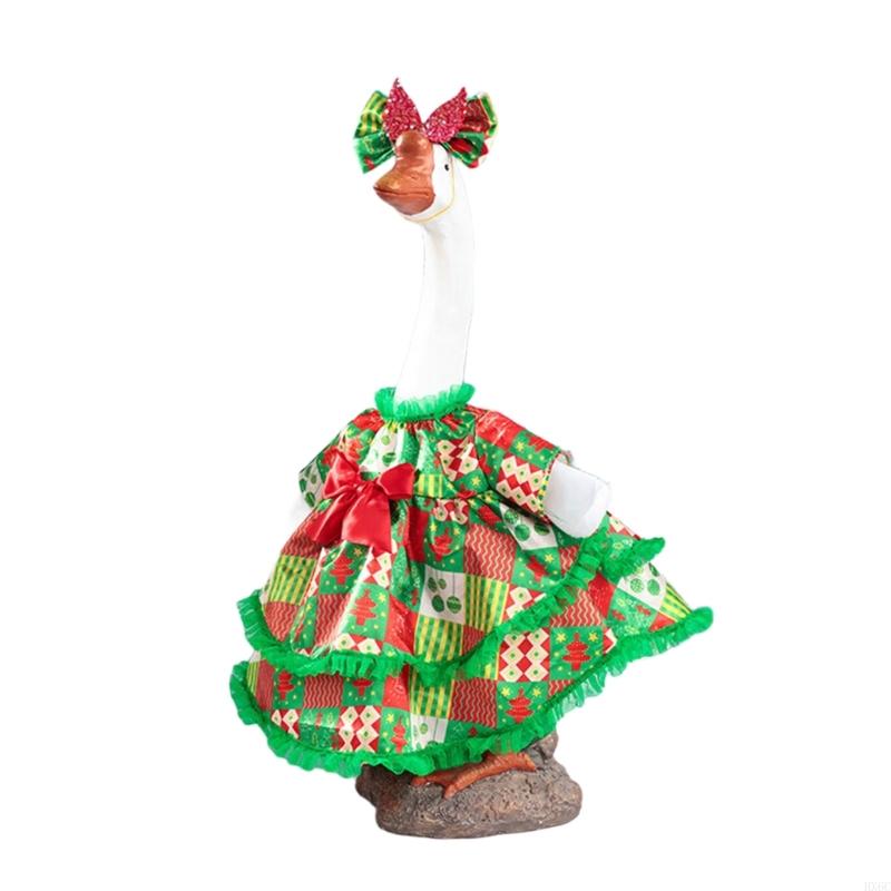 Halloween Geese Decorative Dress and Hairbows Quick Assembly Display Props For Porch Party Theme Setting Supply HX6C