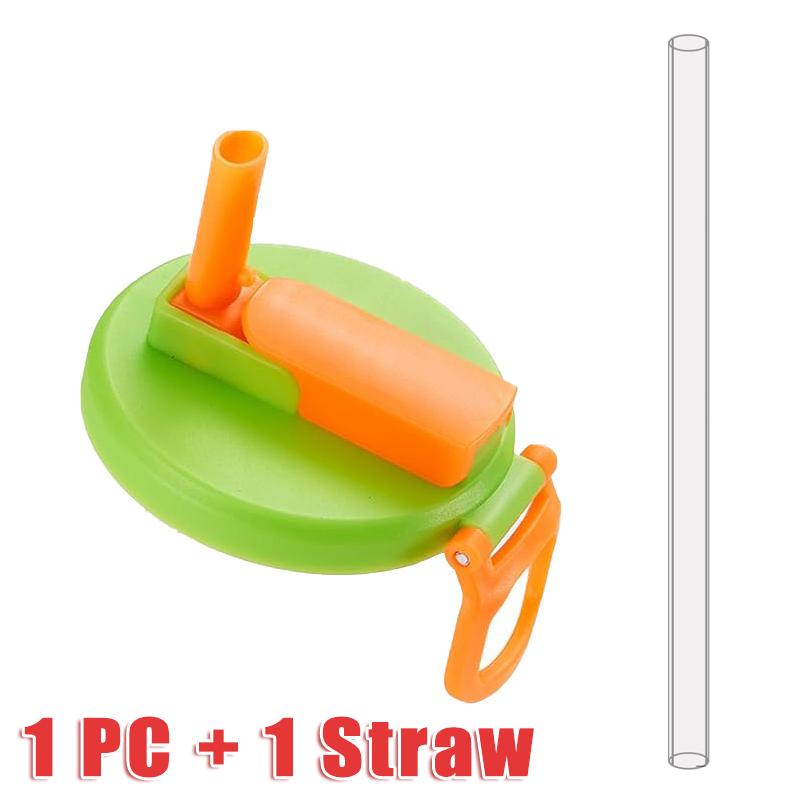 Multifunctional Soda Straw Cover Leak-Proof Portable Beverage Sealing Cover & Straw Set High-Quality Recyclable Beveragelid