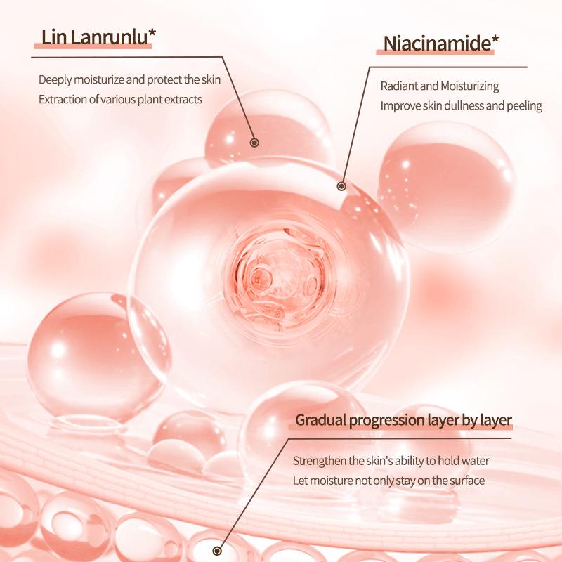 Niacinamide body lotion moisturizes and removes dry skin and reverses Paris