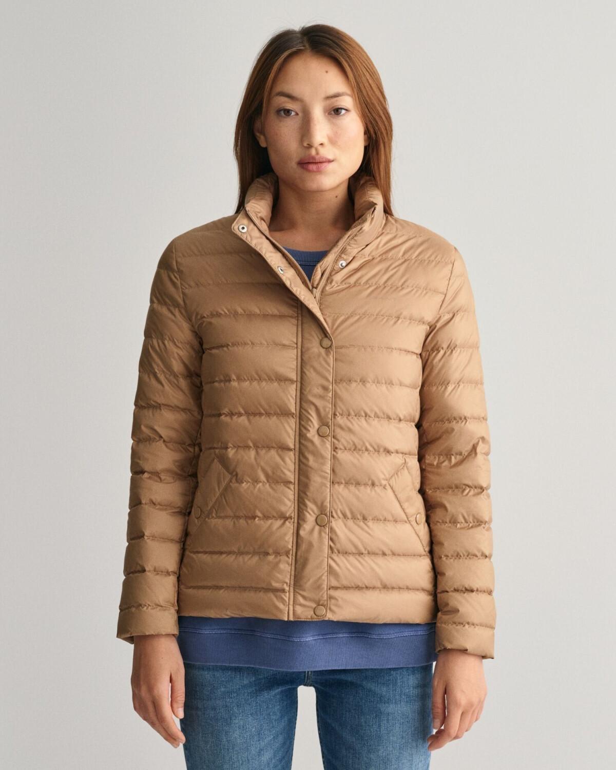 

Зимняя куртка GANT Light Down Jacket Steppjacke теплый хаки L