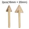 1-2pc 16mm 20mm Plastic Repair Triangular Copper Smoothing Head Soldering Iron Head Leather For 60 Watt Welding Kit