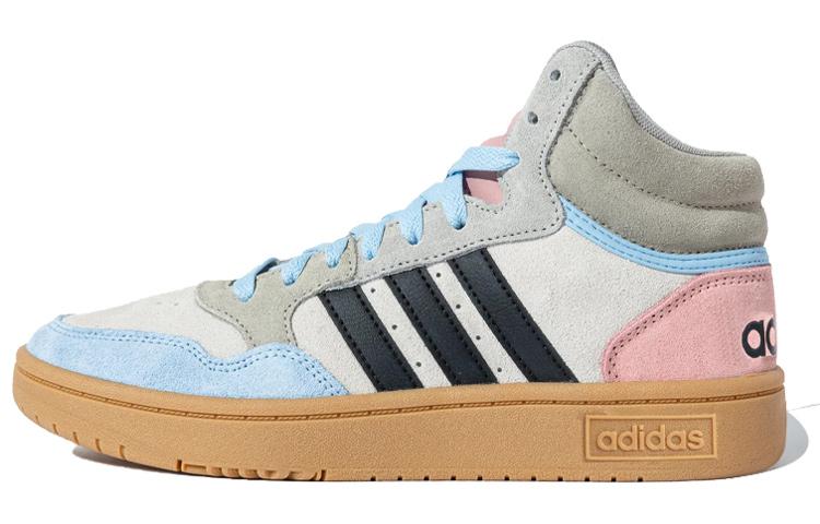 Adidas Wmns Hoops 3.0 Mid  Clear Brown Sky Blue  HP3105 36.5