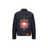 Evisu Ss22 Buddha Head Print Denim Jacket Men jackets Denim-Blue 2ESEPM2DJ720XXCT
