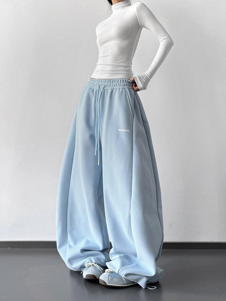2025 Women's Autumn/Winter Loose Fit Wide-Leg Sports Pants
