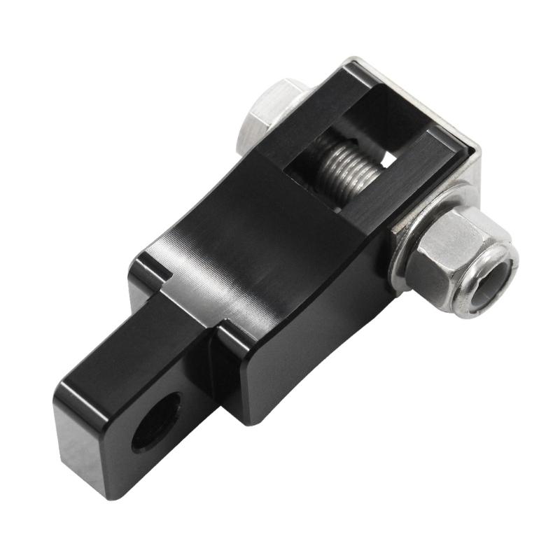 2" Billet Pedal Extender for Peterbilt 378 379 386 388 389 Aluminum Pedal Extension Truck Accessory Black/Silver
