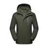 Men's 3-in-1 Detachable Outdoor Jacket - Autumn/Winter Workwear with Logo and Embroidery.