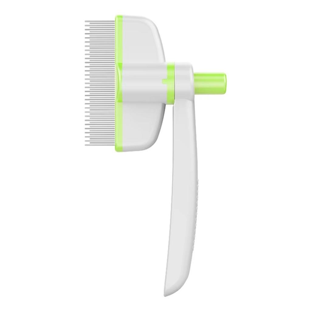 2pcs Rotatable Head Small Pet Brush,Hair Removal Tool with Release Button Self Cleaning,Grooming Brushfor Short Hair Small Animal Dog
