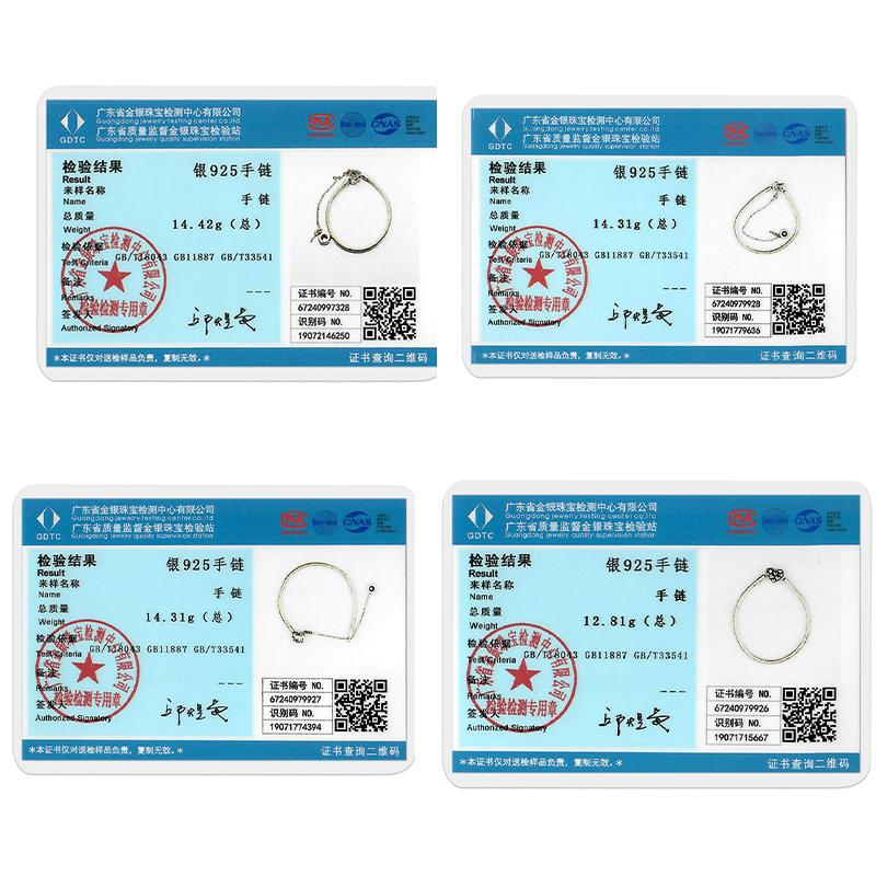 Original 925 Silver Bracelets 17-20CM Love Heart Flowers Butterfly Charms Beads Bracelet For Women Fashion Jewelry Gift