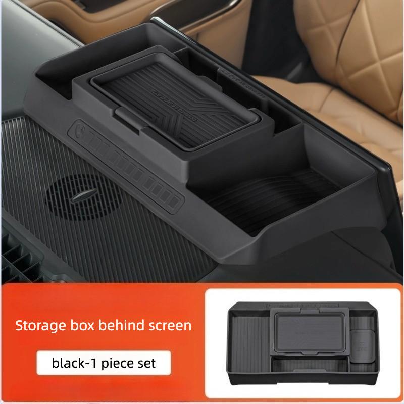 For BYD Denza B8 2025 Car Rear Storage Box Of Central Control Screen Instrument Panel Storage Box Modify Accessories