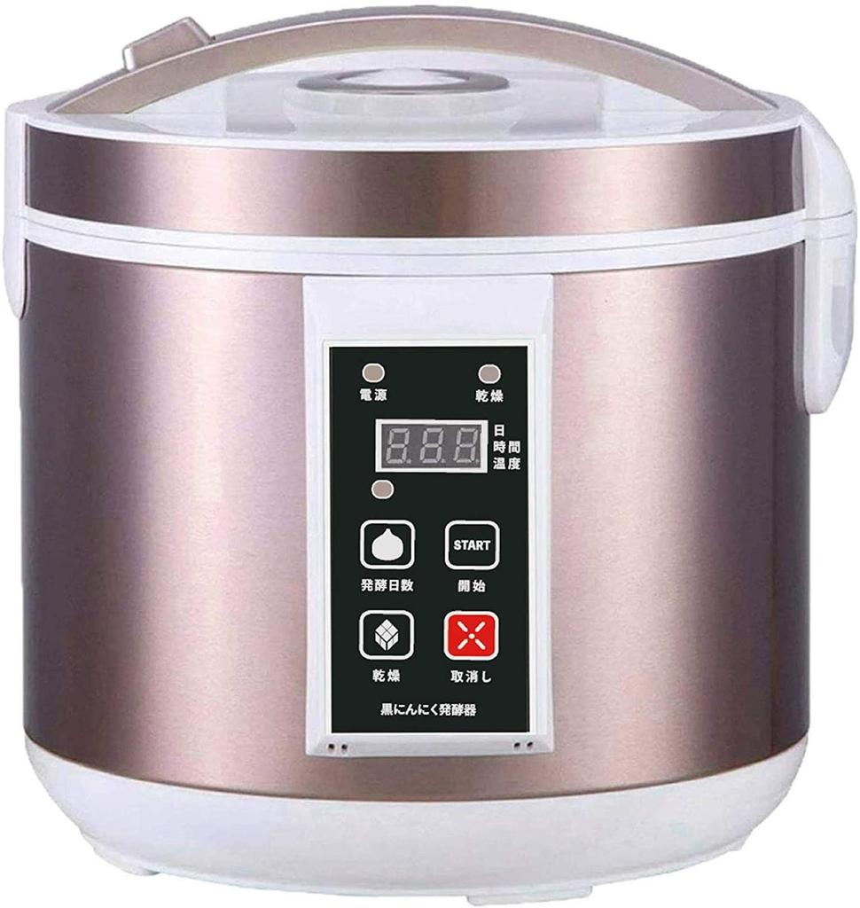 Black Garlic Fermenter Black Garlic Maker Μέγιστη χωρητικότητα ζύμωσης 2kg για ζύμωση μαύρου σκόρδου σε σπιτική χειροποίητη πλήρης θερμάστρα Ρυζομάγειρα