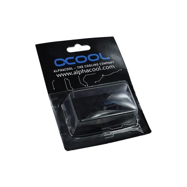 Alphacool L-connector 90° - G1-4 Revolvable - 2x Inner Thread - Deep Black