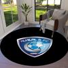 Al Hilal SFC Round Area Rug,Carpet Rug for Living Room Bedroom Sofa Playroom Decor,Non-slip Floor Mat