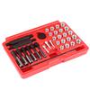 33pcs Glow Plug Thread Repair Kit Tap Insert Driver Guide Pin Thread Insert Tool Set