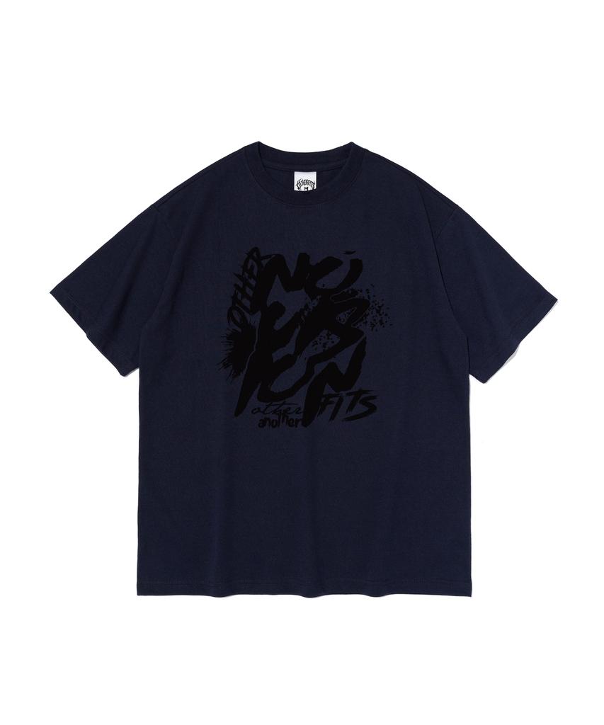 OTHERFITS Unrest Brush Short Sleeve T-Shirt (Navy)
