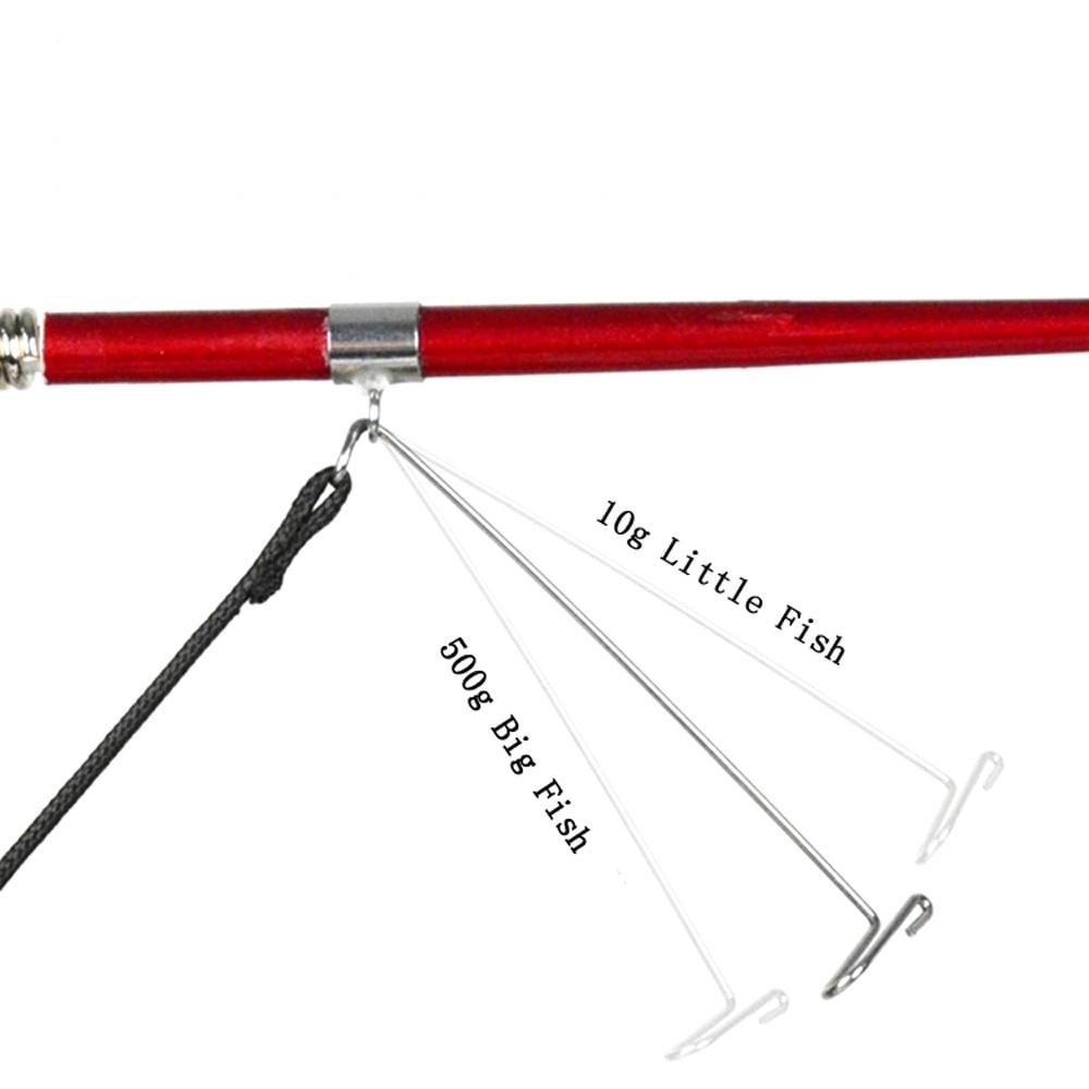 רגישות גבוהה סט משולבת חכה וסליל אוטומטית מוט טלסקופי מוט מסתובב טבעת חורף מיני מוט הקשה עצמית