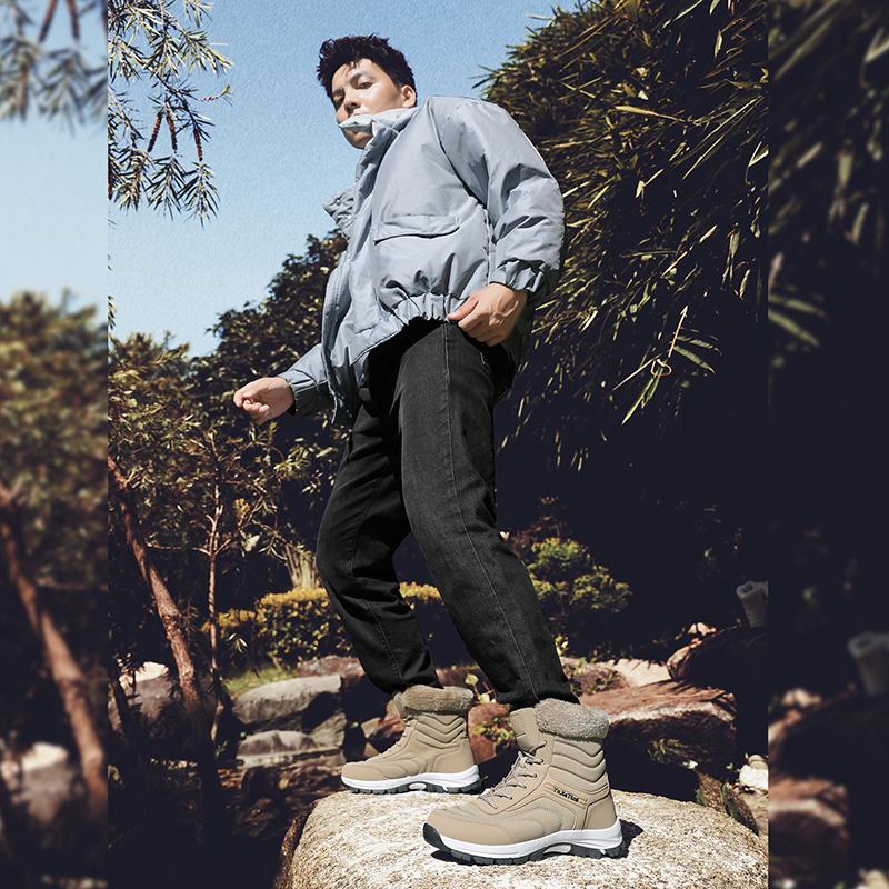 Unisex Pánské Zimní Boty Velké Velikosti Zimní Plus Sametové Zahřívací Teplé Sněhule Dámské Sněhule