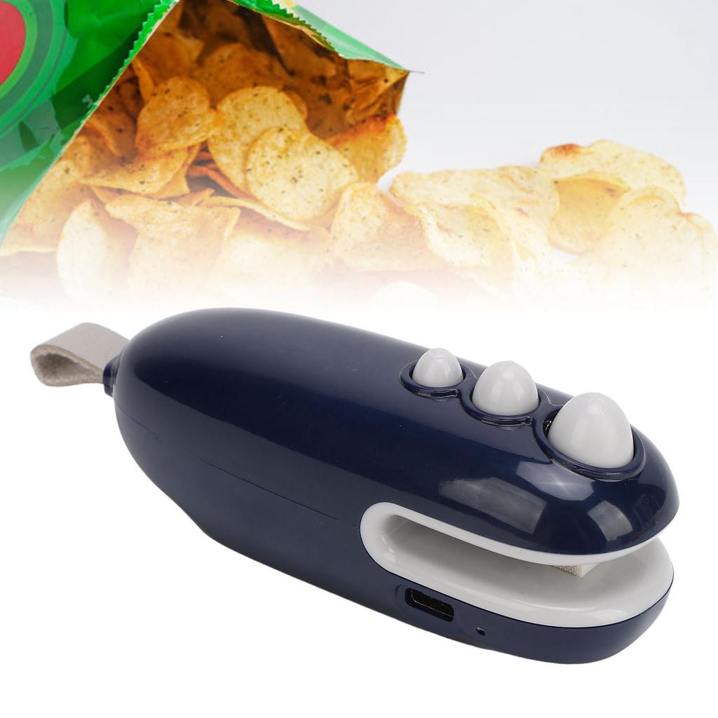 Small Bag Sealer Multipurpose Dual Use Magnet Design Portable Bag Resealer Machine for Chip Bags Plastic Bags Food Storage