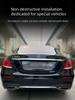 Nowe C200 E200 Do Mercedes Benz 90mm ABS Chrom Czarny Logo Godło Mercedes Gwiazda na Tył Odznaka Do Mercedes Benz W203 W206 W212 X25
