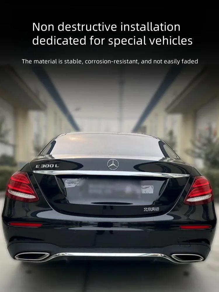 Nowe C200 E200 Do Mercedes Benz 90mm ABS Chrom Czarny Logo Godło Mercedes Gwiazda na Tył Odznaka Do Mercedes Benz W203 W206 W212 X25