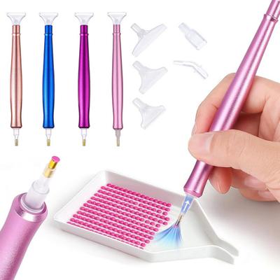Electric Diamond Art Pen Vacuum Suction Diamond Placement Pen Automatic Diamond Art Pen for DIY Diamond Art Projects