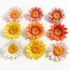 Sunflower Silk Flower Set for DIY Wedding Décor, Wall Arrangements, Straw Hat Embellishments, and Handmade Crafts.