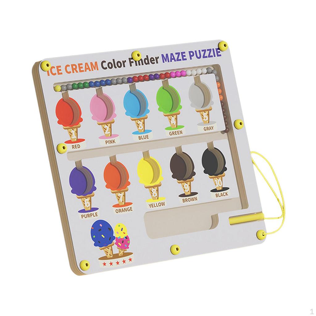 Color Matching Learning Counting Puzzles Board for 3 4 5 Years Old Girls Boys Dinosaur