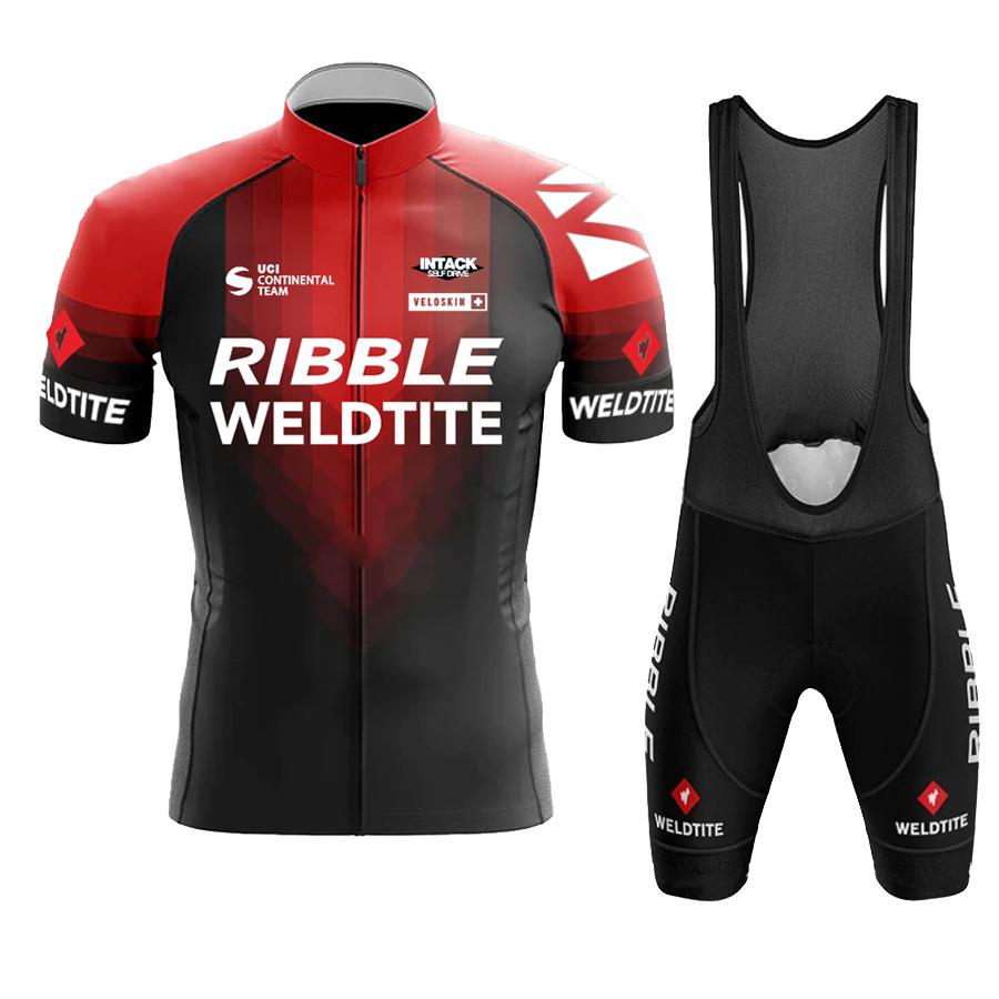 Cycling Jersey 2026 Team RIBBLE Men Cycling Set Racing Bicycle Clothing Suit Breathable Mountain Bike Clothes Sportwears