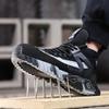 Fashion High Top Safety Shoes Men Steel Toe Work Shoes Men Anti-puncture Safety Shoe Woman Work Safety Boots Man Indestructible Shoes