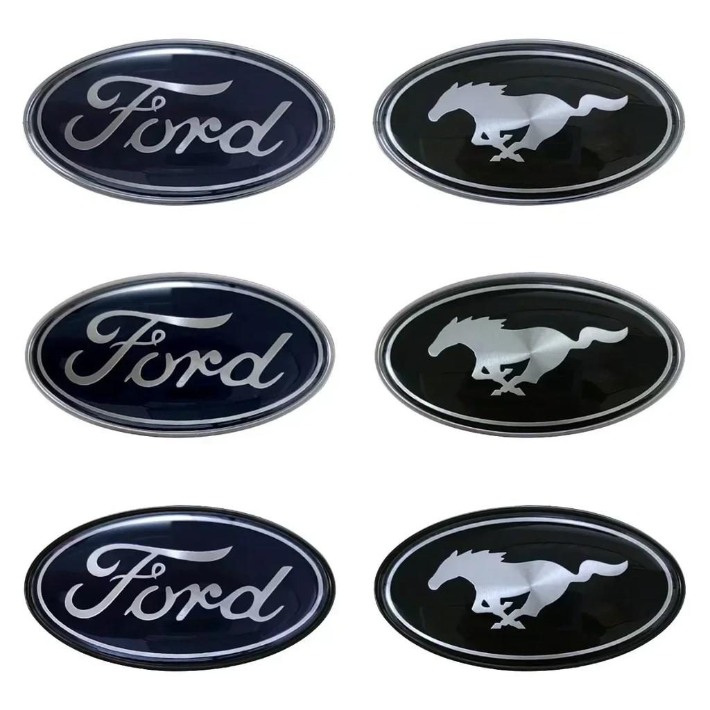 Car Rear Trunk Logo Emblem Sticker for Ford F150 Edge Ranger Fiesta Fusion Explorer Mustang Raptor Mondeo Mk4 Focus Accessories