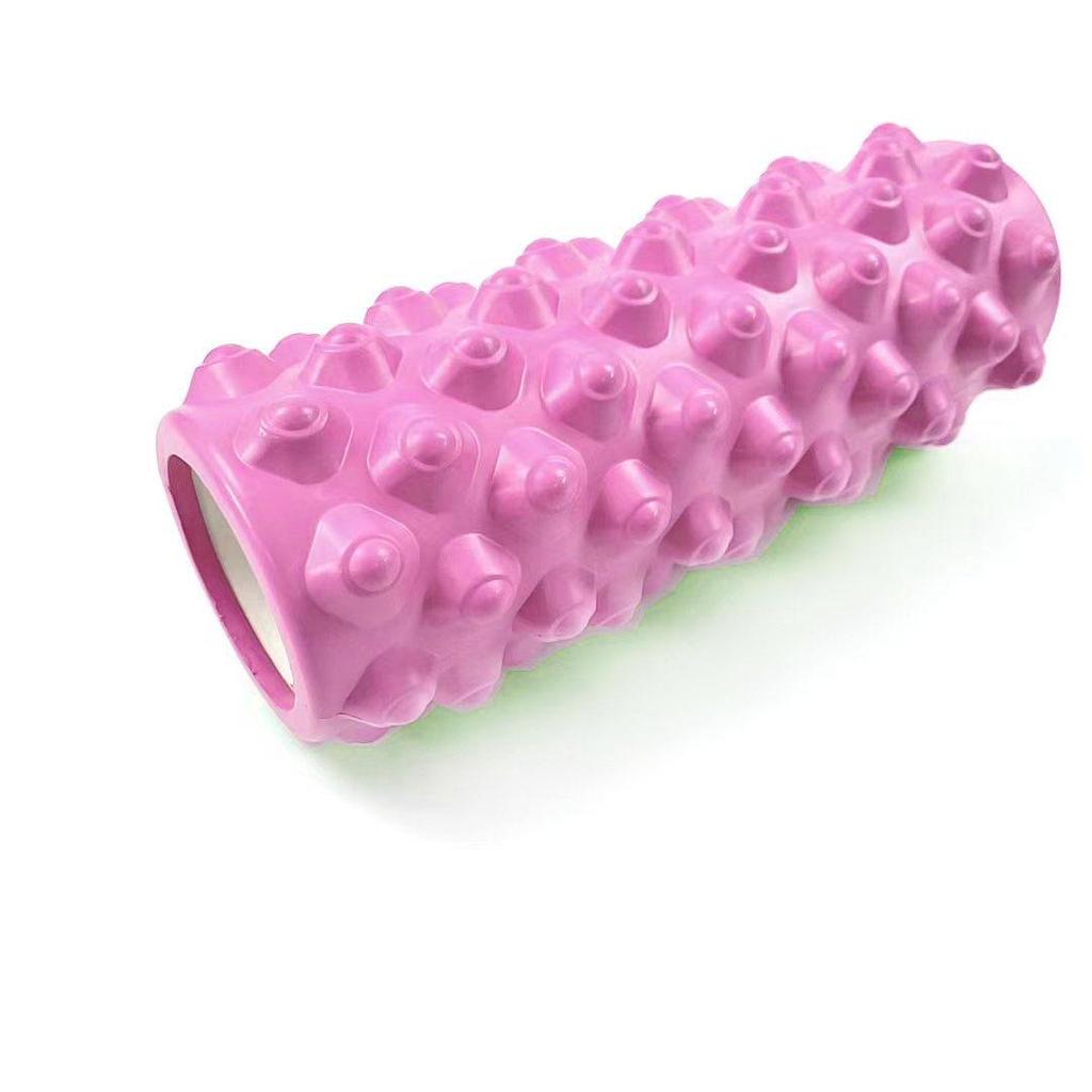 33CM Hollow EVA Foam Roller - Muscle Relaxation, Yoga, Leg Massage, Pilates Wolf Tooth Design