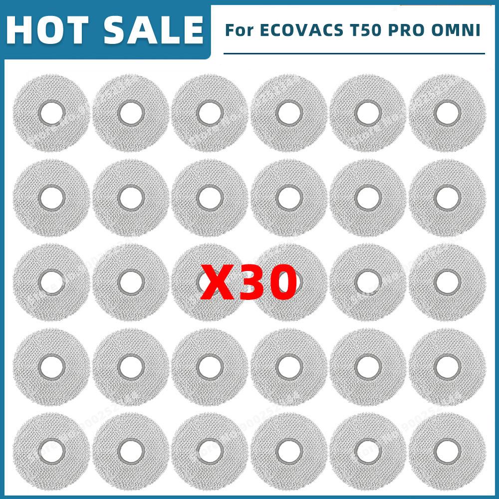 Compatible For ( ECOVACS T50 OMNI / T50 PRO OMNI ) Replacement Parts Accessories Main Side Brush Hepa Filter Mop Cloth Dust Bag