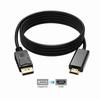 4K DP to HDMI Adapter Cable - 1.8 M DisplayPort to HDMI