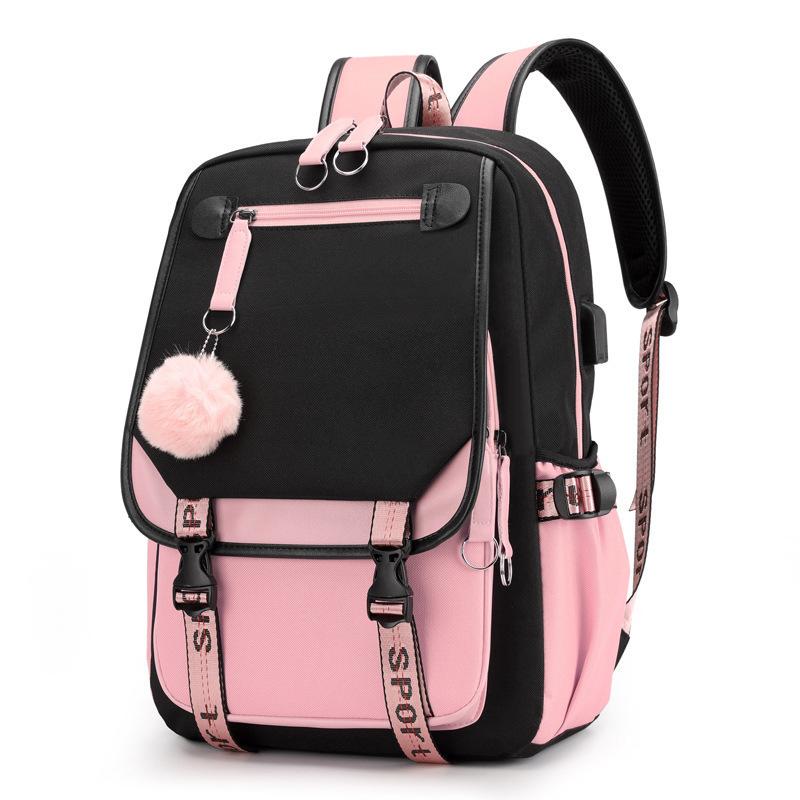 Backpack, Various Styles, Cartoon Heat Transfer, Digital Printing, Backpack, Large-Capacity Student Schoolbag