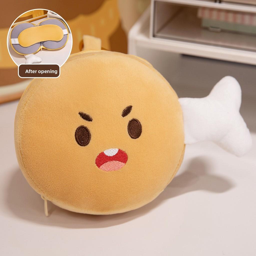 

Печенье-тосты с курицей, дизайн ножек, портативная маска для сна из ледяного шелка, подушка для сна Chicken Leg