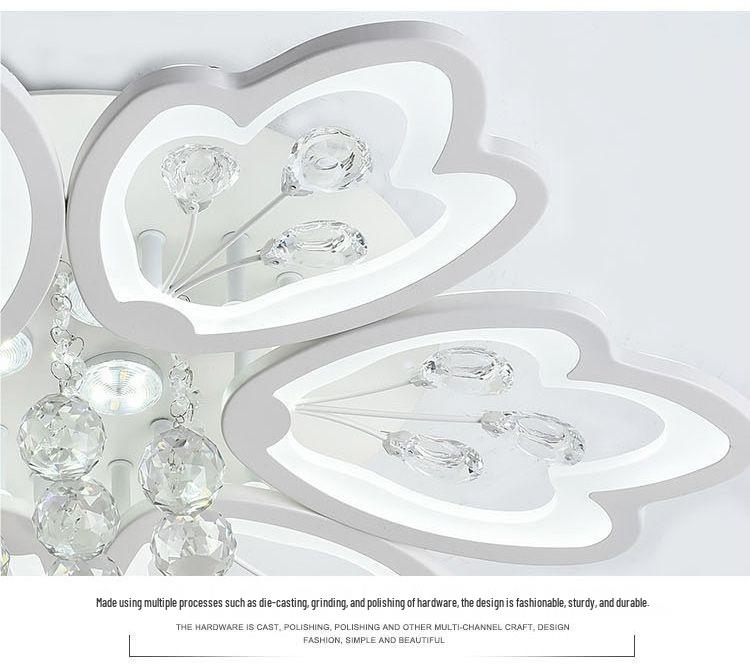 2025 Modern Crystal Flower Ceiling Light Fixture for Living Room, Wall, Restaurant, Study