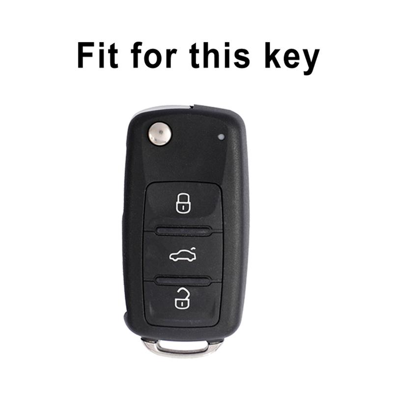 TPU Protection Bag for VW Volkswagen Polo Tiguan Passat Golf Jetta Lavida Skoda Octavia Car Key Case Car Key Full Cover